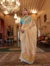 Kalasutra Gold Tissue Embroidery Online Occasion Wear Saree Wholesale